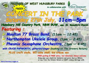 Concert in the Park - Hunsbury Hill Country Park